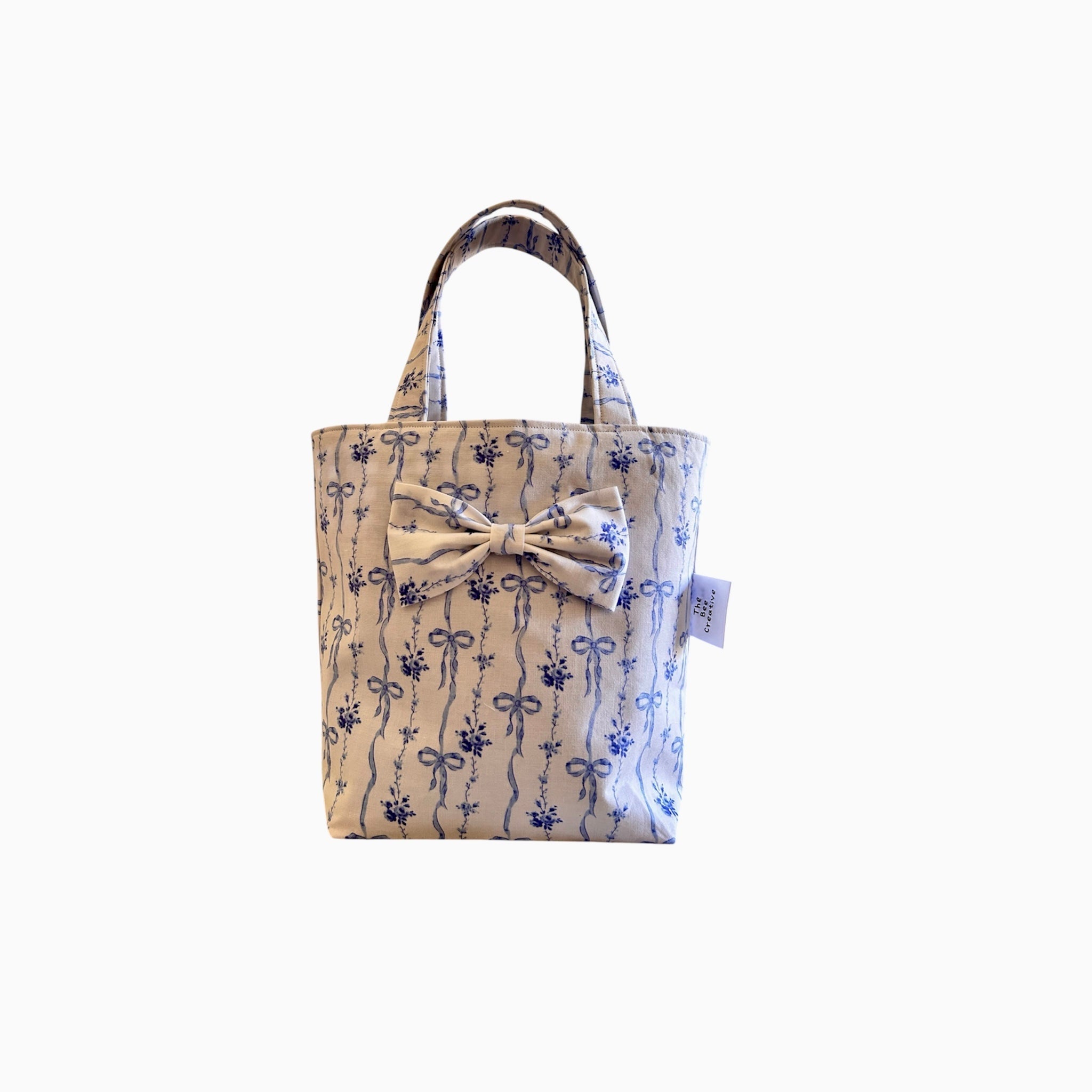 Small Tote Bag With Attached A Bow
