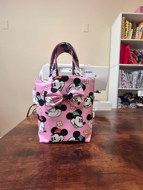 Kids Tote Bag With Attached Bow