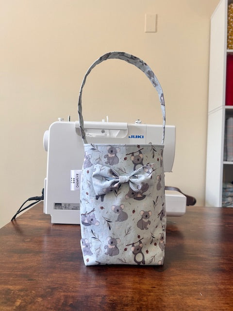 One Handle Tote Bag With Attached Bow