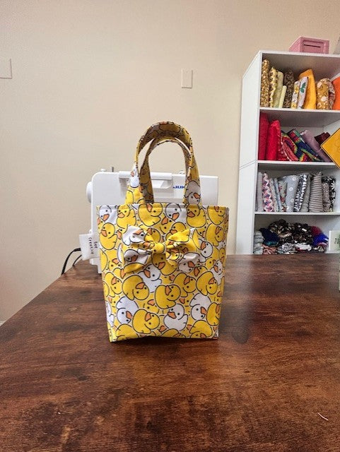 Kids Tote Bags With Attached Bow