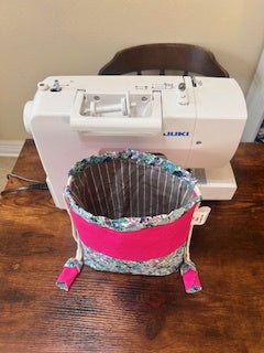 Small Two-Tone Drawstring Bag
